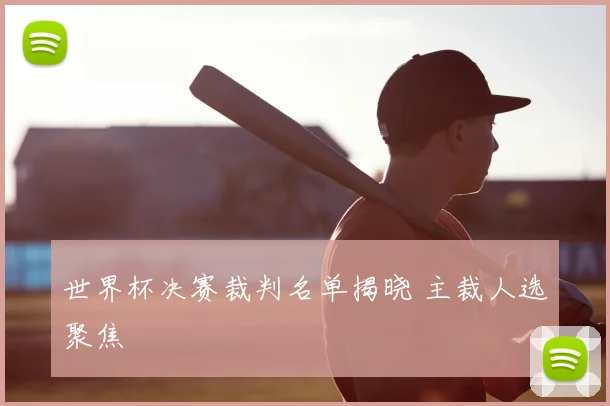 世界杯决赛裁判名单揭晓 主裁人选聚焦